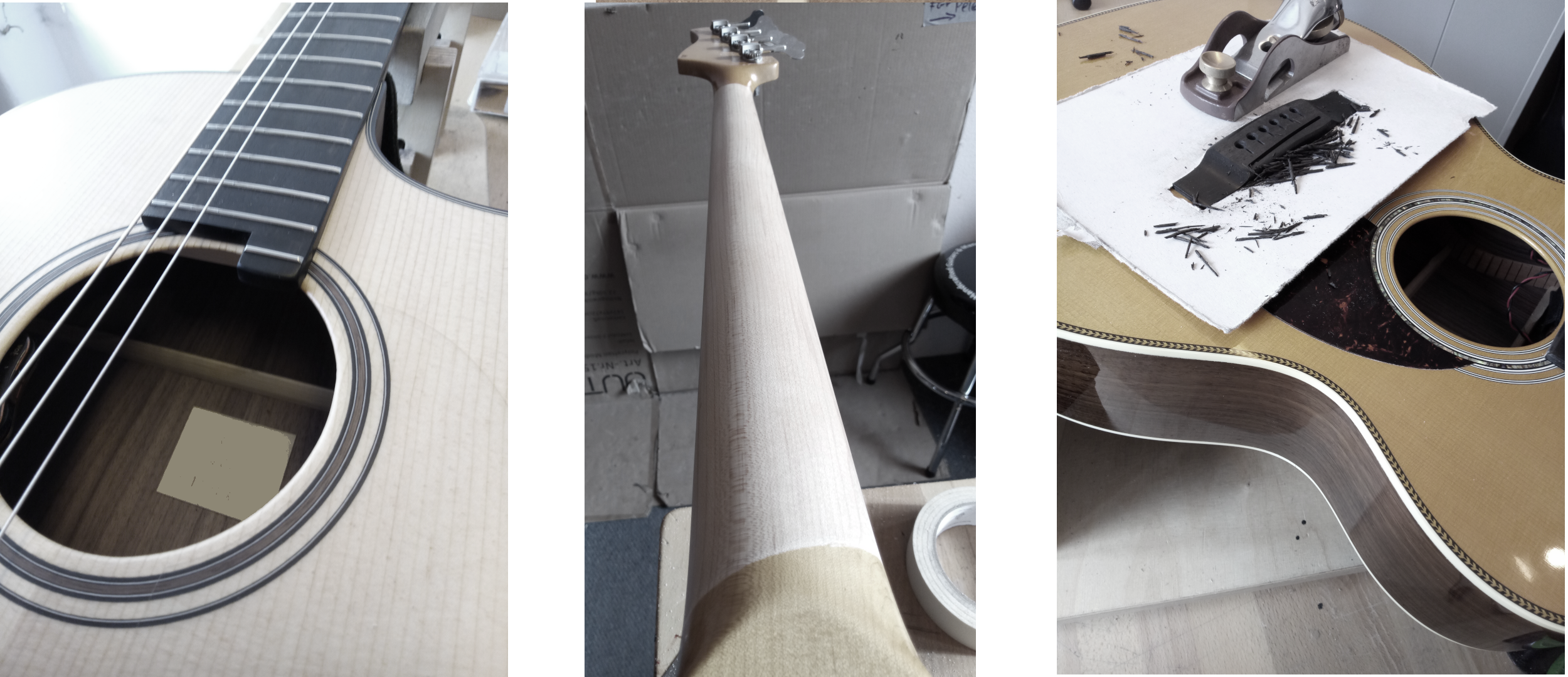 Gitarre Bridge Shaving Reparatur Nürnberg